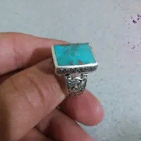 انگشتر نقره ۹۲۵ فیروزه (دلبر نیشاپوری)