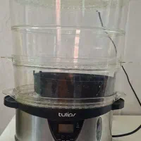 بخار پز ۳ طبقه تولیپس در حد نو