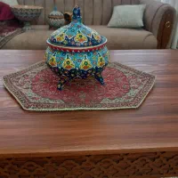 صنایع دستی لاله جین میوه، خوری ،شکلات خوری ، بشقاب|صنایع دستی و سایر لوازم تزئینی|کرج, کیانمهر|دیوار