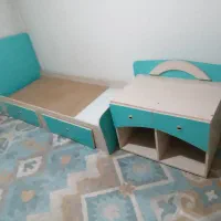 سرویس خواب کودک|تخت و سرویس خواب|رباطکریم, شهرک درخشان|دیوار