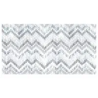 فرشینه مخمل ترک طرح هندسی نقره ای کد R3-158