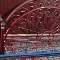 تخت فلزی فرفوژه 2نفردست دوم|تخت و سرویس خواب|اهواز, کوی جواهری|دیوار