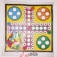 منچ و مارپله کوچک پارچه ای بنری