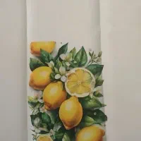 دستمال آشپزخونه قلم آبی