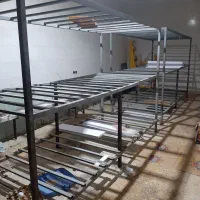 یخچال چهار دره وقفسه وفریزر فروشگاهی