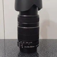 لنز ۵۵-۲۵۰ کنون ماونت EF|دوربین عکاسی و فیلمبرداری|زنجان, |دیوار