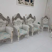 مبل نه نفره همراه باعسلی|مبلمان خانگی و میز عسلی|اسلام‌شهر, باغ فیض|دیوار