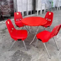 میز و صندلی غذاخوری پلاستیکی تاشو/ طرح آفتاب کد68|میز و صندلی غذاخوری|اسلام‌شهر, زرافشان|دیوار