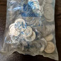 بسته پلمپ بانکی سکه ۲ ریالی پهلوی