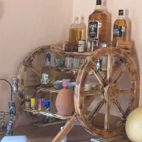 میز بار کافی بار کانتر چوبی روستیک پیشخوان|بوفه، ویترین، کنسول|تهران, صادقیه|دیوار