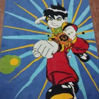 گلیم بچه در حد نو