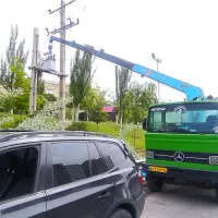 جرثقیل خاور 3 تن دکل بلند شبانه روزی|خدمات حمل و نقل|تبریز, |دیوار