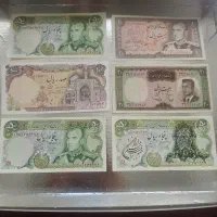 ۶ عدد اسکناس شاهی تمیز مطابق تصویر