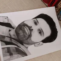 ثبت سفارش چهره سیاهقلم|تابلو، نقاشی، عکس|اصفهان, شهرک گل نرگس|دیوار