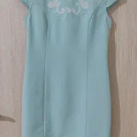 پیراهن دخترانه آبی رنگ