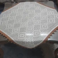 رومیزی قلاب بافی