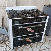 گاز پنج شعله صفحه ای سالم نونو مناسب جهیزیه