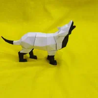 پازل مگنتی گرگ سفید