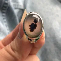 انگشتر سنگ شجر