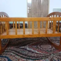 گهواره چوبی سبک و محکم|تخت و صندلی بچه|شهریار, شهرک امیریه|دیوار