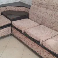 مبل و بخاری ومیز صندلی