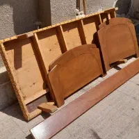 تخت خواب تک نفره تمام چوب