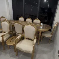 مبل ۹نفره ناهار خوری ۸نفره چنگی|مبلمان خانگی و میز عسلی|تهران, میدان میوه و ترهبار مرکزی|دیوار