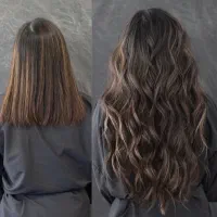 اکستنشن موی طبیعی بدون آسیب با بهترین چسب کره ای