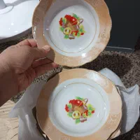 فرنی خوری ته گود گل میوه ومیوه خوری بزرگ قطر 30|ظروف سرو و پذیرایی|بندر ماهشهر, |دیوار