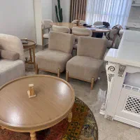 مبلمان راحتی ۷ نفره همراه با میز نهارخوری|مبلمان خانگی و میز عسلی|تهران, پونک|دیوار