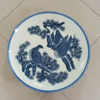 دیوارکوبِ آنتیکِ قلم آبیِ ژاپن