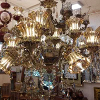 لوستربرنزی سرامیکی فروش ویژه ۴ الی ۷ آذر ماه|لوستر و چراغ آویز|اراک, |دیوار