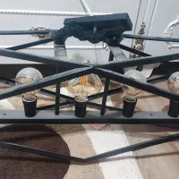 تعداد دو عدد لوستر شیک و یک عدد دیواری مکعبی|لوستر و چراغ آویز|فردیس, قریشی|دیوار