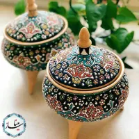 انواع تولید مینا کاری رو سفال