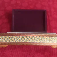 جا قرانی خاتم کاری مینیاتوری سجاده ترمه نفیس|صنایع دستی و سایر لوازم تزئینی|اصفهان, شاه پسند|دیوار