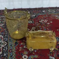 ست جادستمالی وسطل زباله