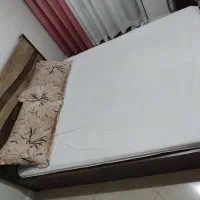 تخت دو نفره  ۱۶۰ با تشک|تخت و سرویس خواب|تهران, مجیدآباد|دیوار