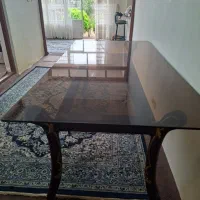 میز ناهارخوری هشت نفره|میز و صندلی غذاخوری|ضیابر, |دیوار