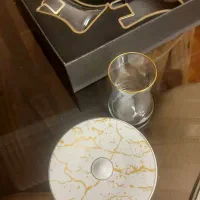 ۶ عدداستکان و ۶ عدد نعلبکی روشنا