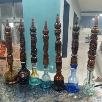 قلیان دست دوم چوبی عربی اصل تو پر|کلکسیون و سرگرمی|نقده, |دیوار