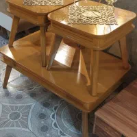 میز عسلی چوب راش با صفحه ام دی اف|مبلمان خانگی و میز عسلی|بروجرد, |دیوار