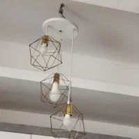 لوستر پذیرایی و آشپزخانه برنجی