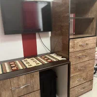 میز تحریر و‌دراور بلند ۵ کشو ۷ قسمت