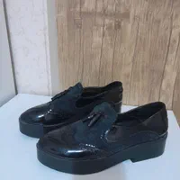 کفش مجلسی سایز38 و پوتین چرم اصل|کیف، کفش، کمربند|قزوین, |دیوار