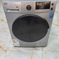ماشین لباسشویی پاکشوما درب فضایی۹کیلو لمسی اینورتر