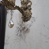 چراغ دیواری برنز سنگین|لوستر و چراغ آویز|سهند, |دیوار