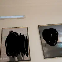 قاب عکس مشکی طلایی خالی