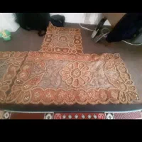 رومیزی سرمه دوزی مخمل سه تیکه