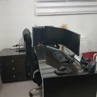 میز و صندلی مدیریت ال شکل