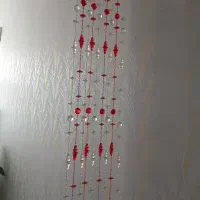 پرده و کمد بچه و تعدادی وسایل منزل
